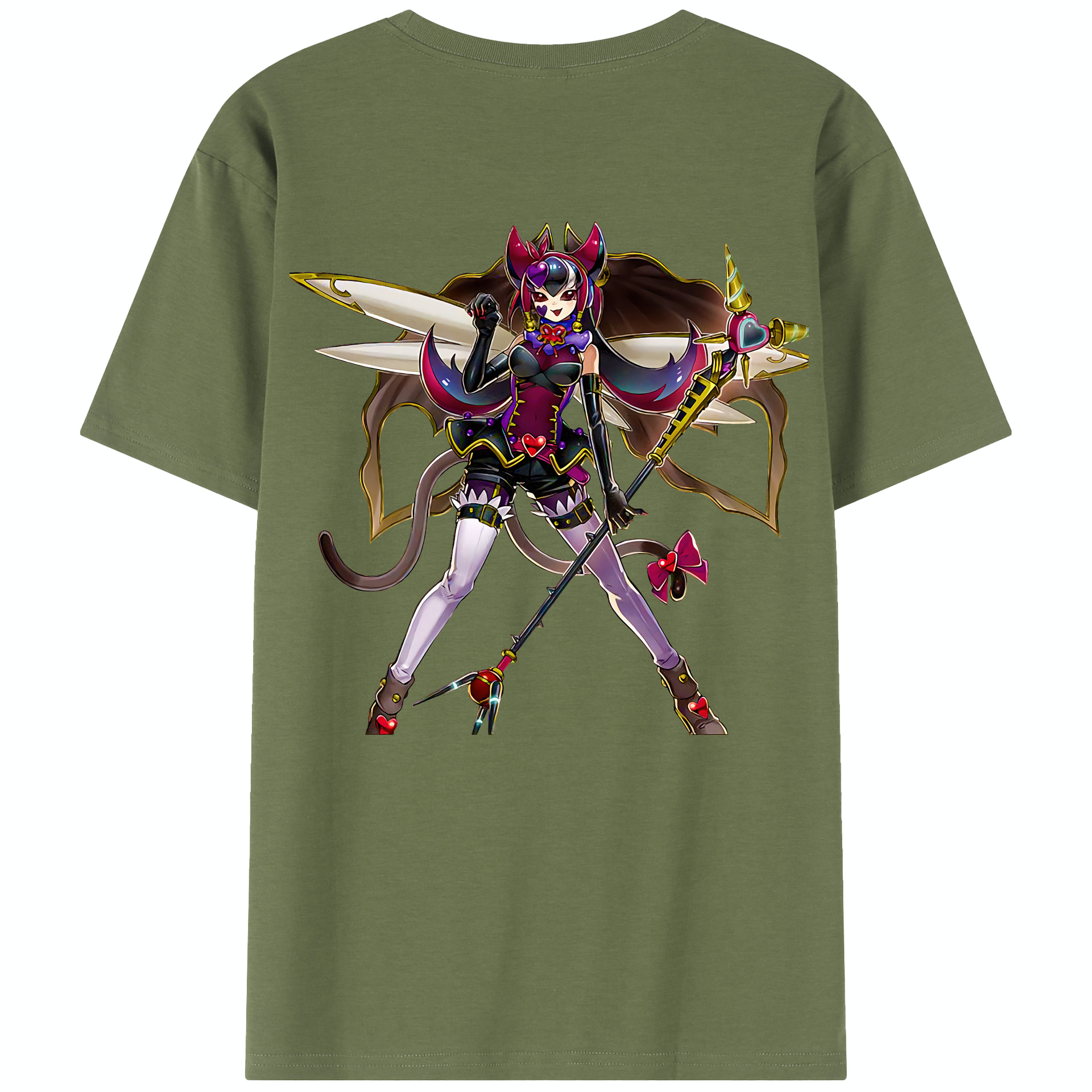 （画像用） 遊☆戯☆王 Yu-Gi-Oh! 綿100％半袖Tシャツ（背面プリント）